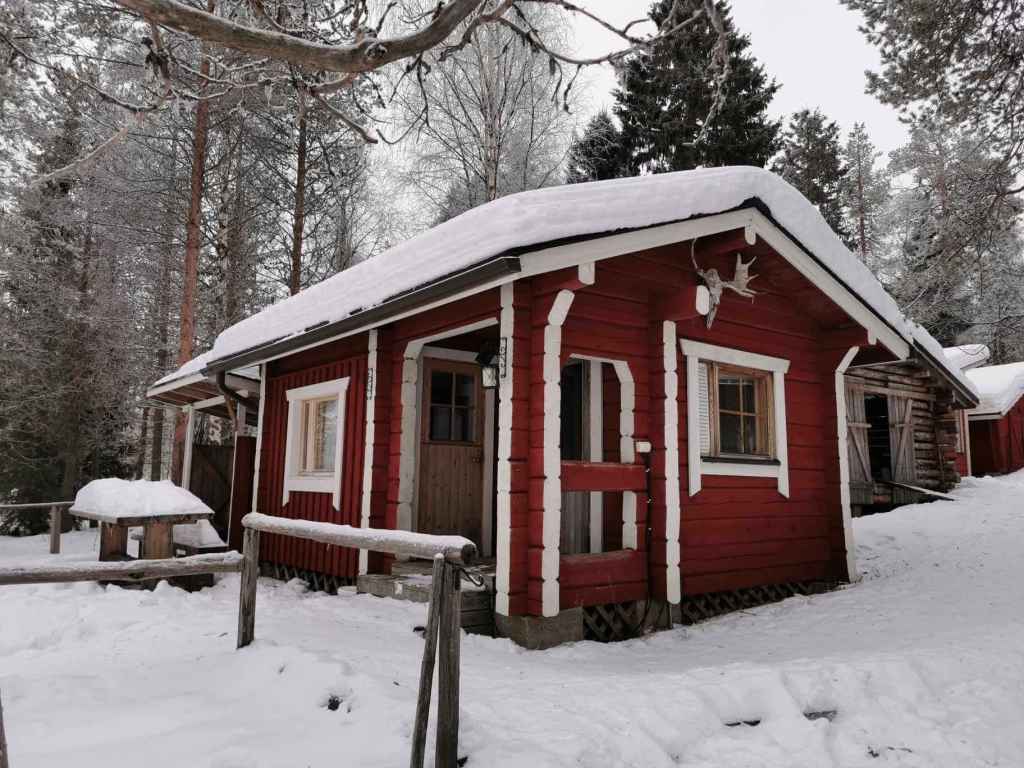 Finnish sauna building